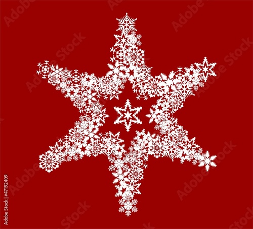 Christmas Star Vector Design element for websites, blogs, advertisements, flyers, posters, backgrounds, business cards, logo, and tri-folds 