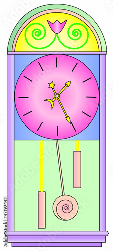 Vector wall clock