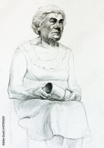 Portrait of a senior woman © Boyan Dimitrov