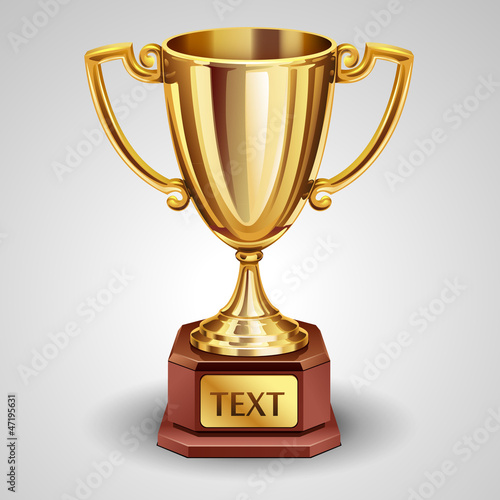 Gold trophy
