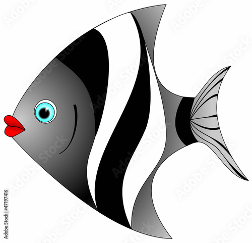 Canvas Print vector fish