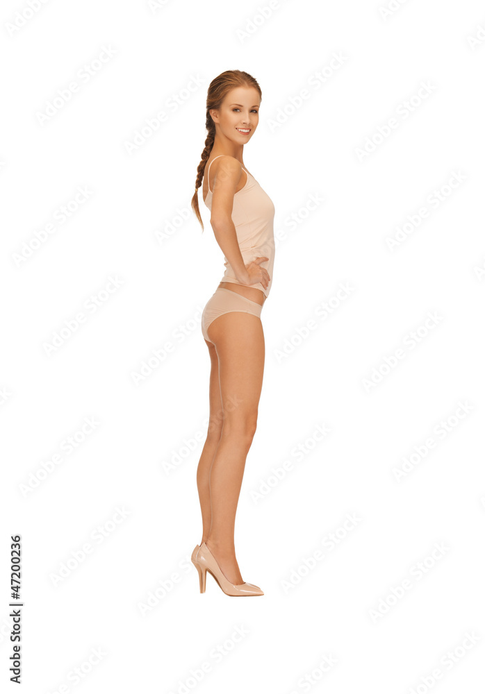 beautiful woman in cotton undrewear beautiful woman in cotton undrewear