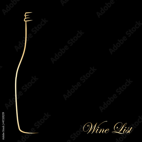Wine list_gold