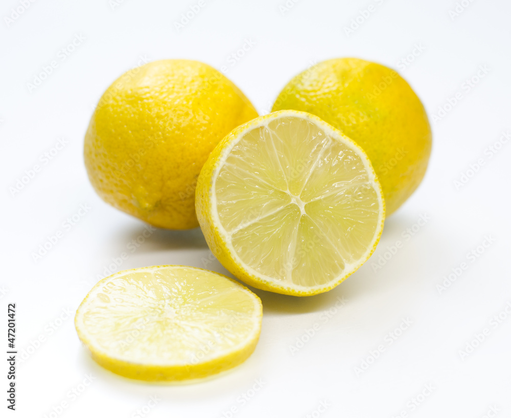 Fresh limes Isolated on white Fresh limes Isolated on white
