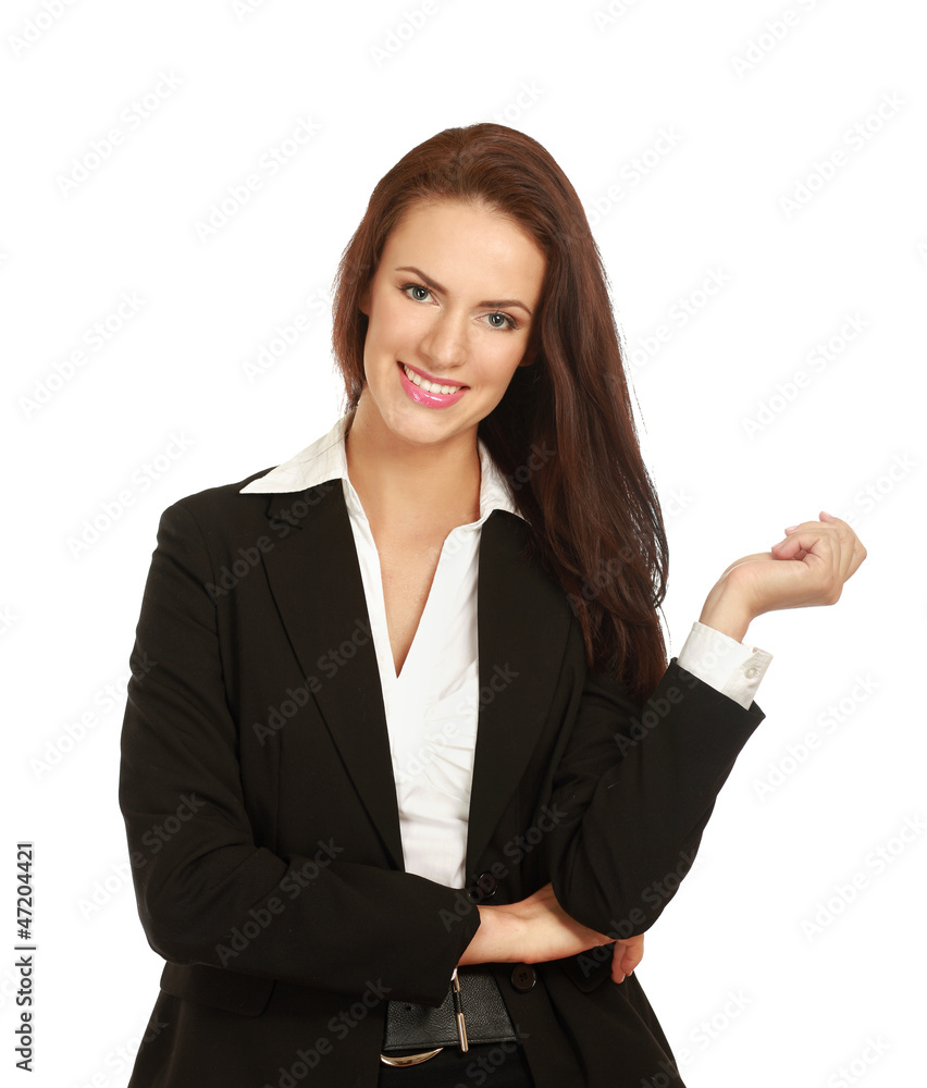Portrait of a happy young business woman standing Portrait of a happy young business woman standing