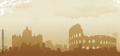 Fototapeta Panoramę Rzymu