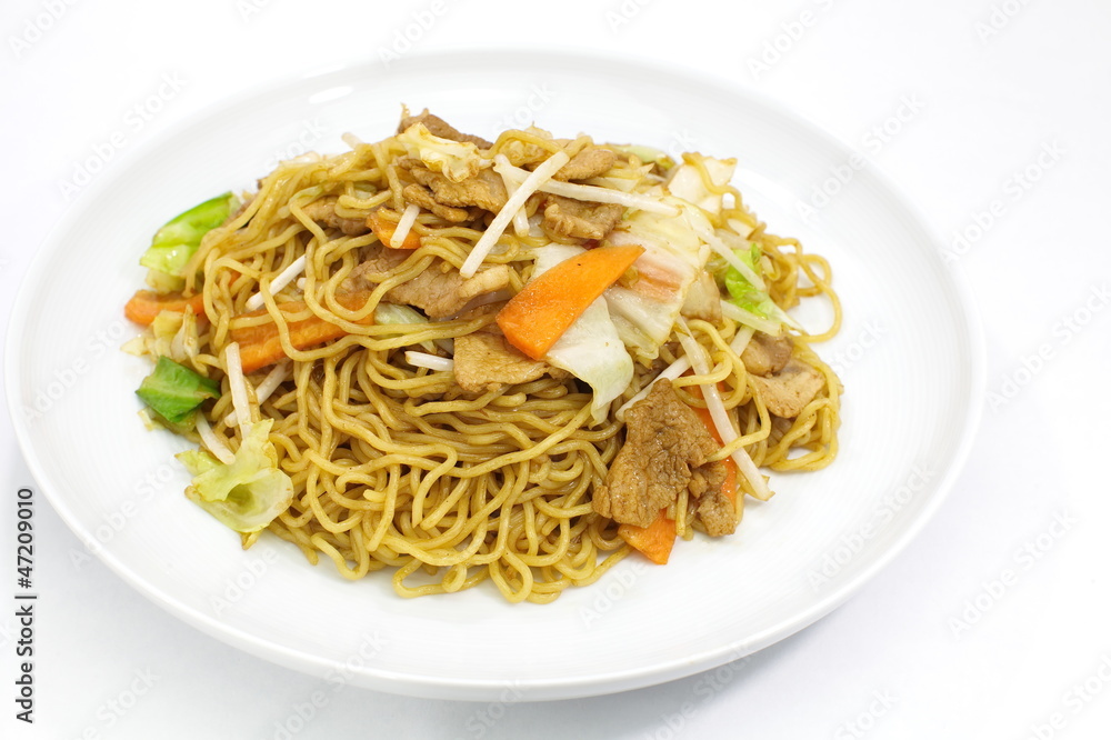 Japanese stir-fried noodles , Yakisoba