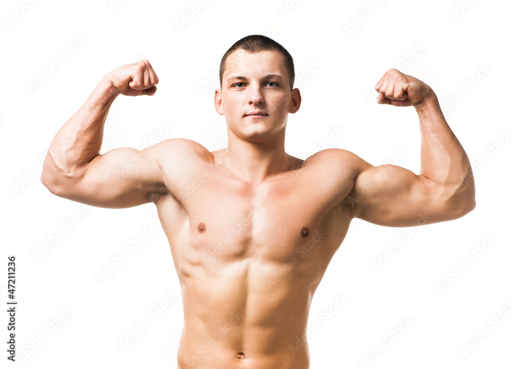 handsome muscular man handsome muscular man