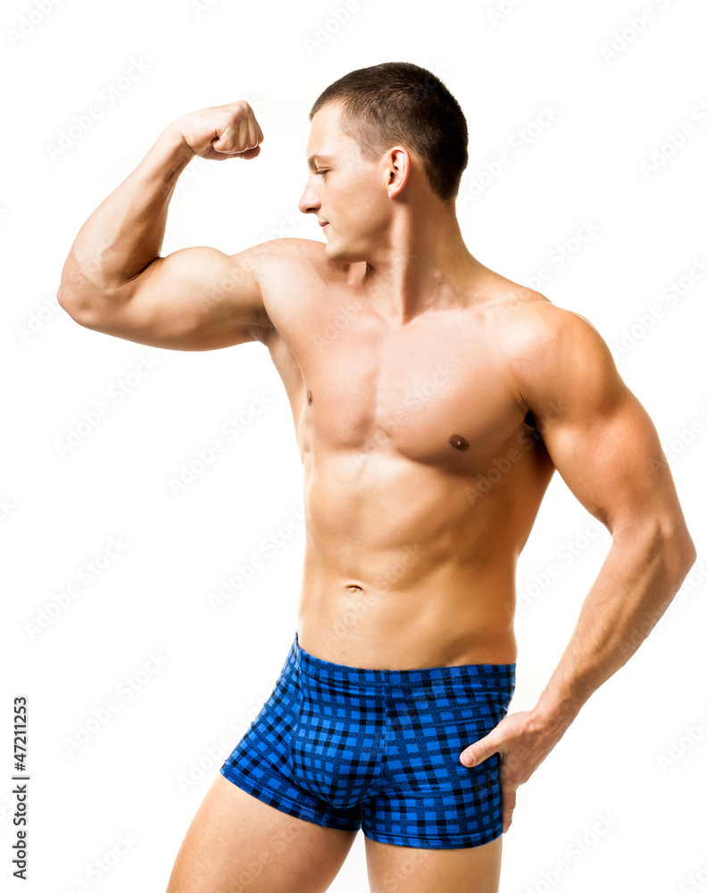 handsome muscular man handsome muscular man