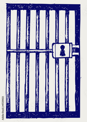 Prison. Doodle style