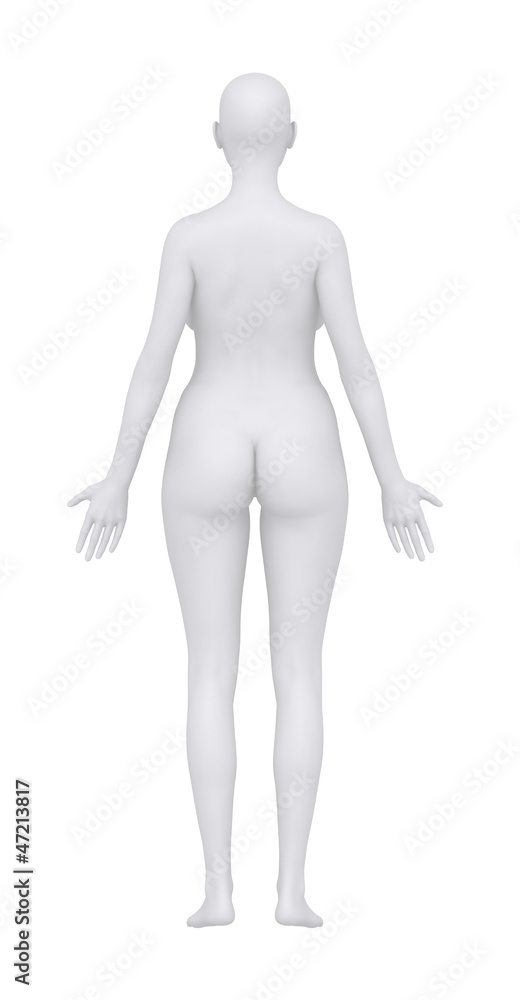Pregnant woman in anatomical position with clipping path Pregnant woman in anatomical position with clipping path