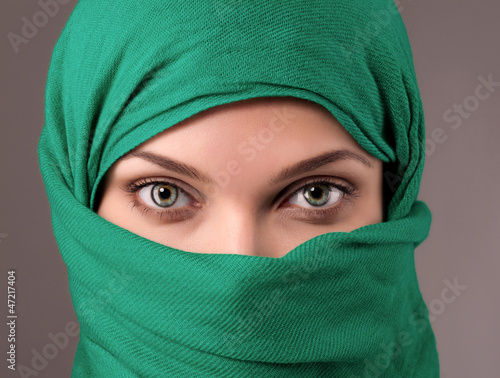 Young woman in a hijab