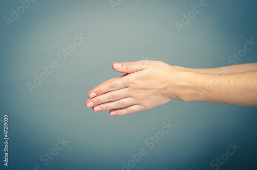 female hand isolated