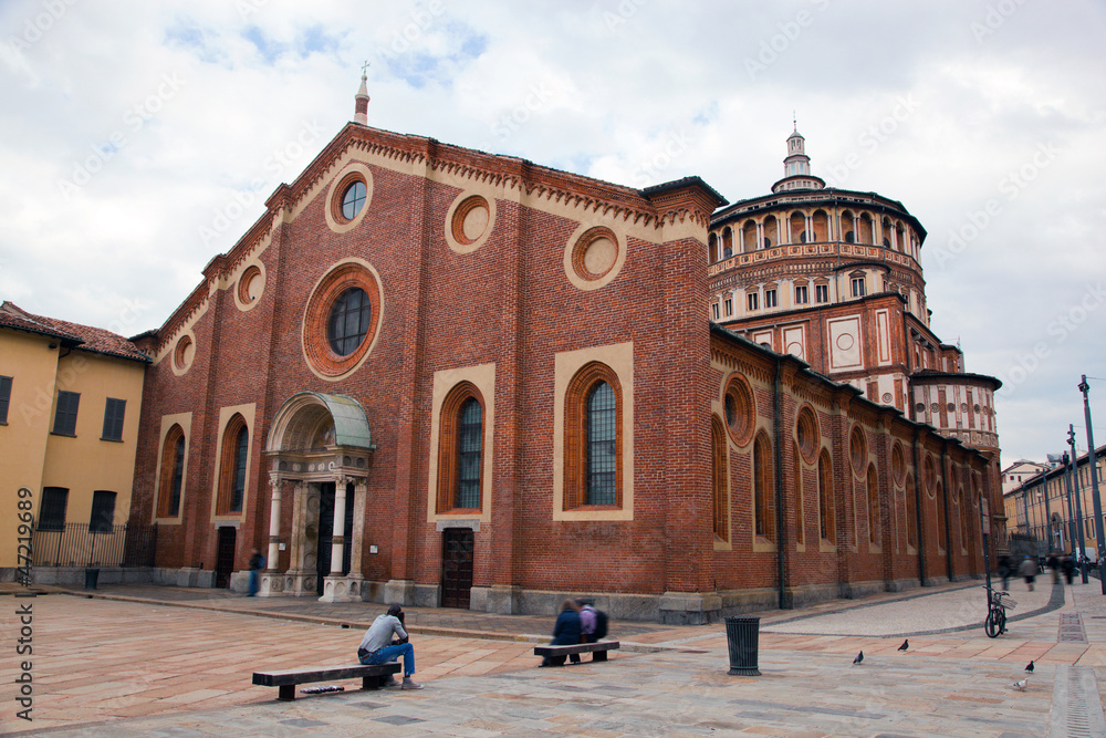 Santa Maria delle Grazie church in Milan