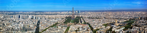 Paris panorama, France. Eiffel Tower, Les Invalides. #47219830