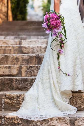 Fototapeta Naklejka Na Ścianę i Meble -  Close-up of the bride