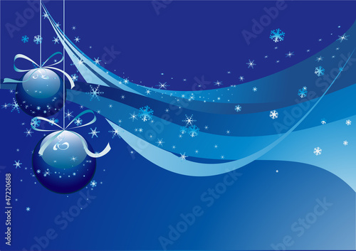 Christmas Design in blue