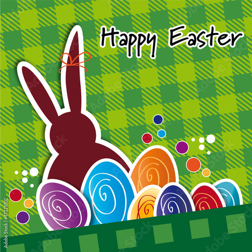Osterserviette, Frohe Ostern