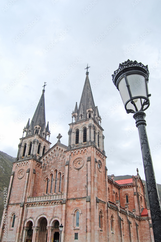 Catedral de Covadonga. Asturias. España.