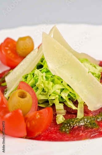 Meat carpaccio