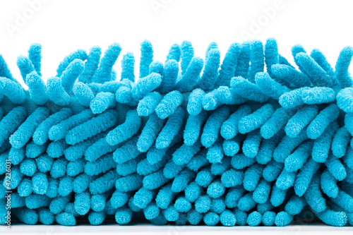 colorful microfiber mop strands texture photo