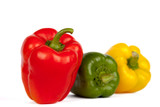 Roter, gelber und grüner Paprika I