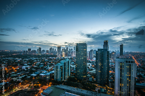 Makati skyline Phillippines photo