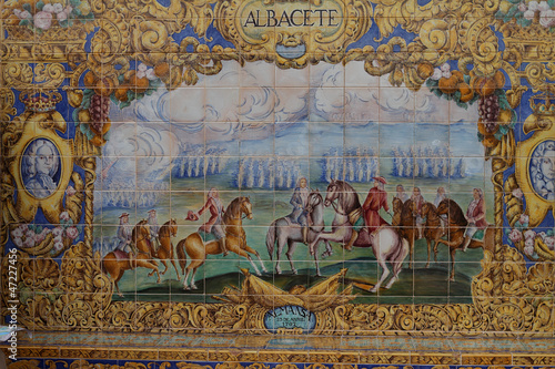 Albacete, retablo cerámico