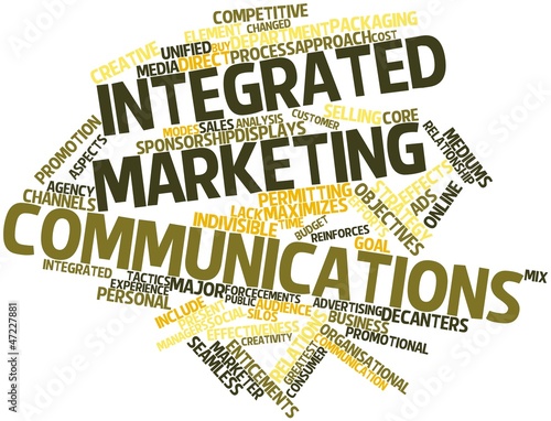 Word cloud for Integrated marketing communications photo