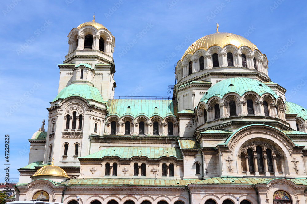 Fototapeta premium Sofia, Bulgaria - Alexander Nevsky cathedral