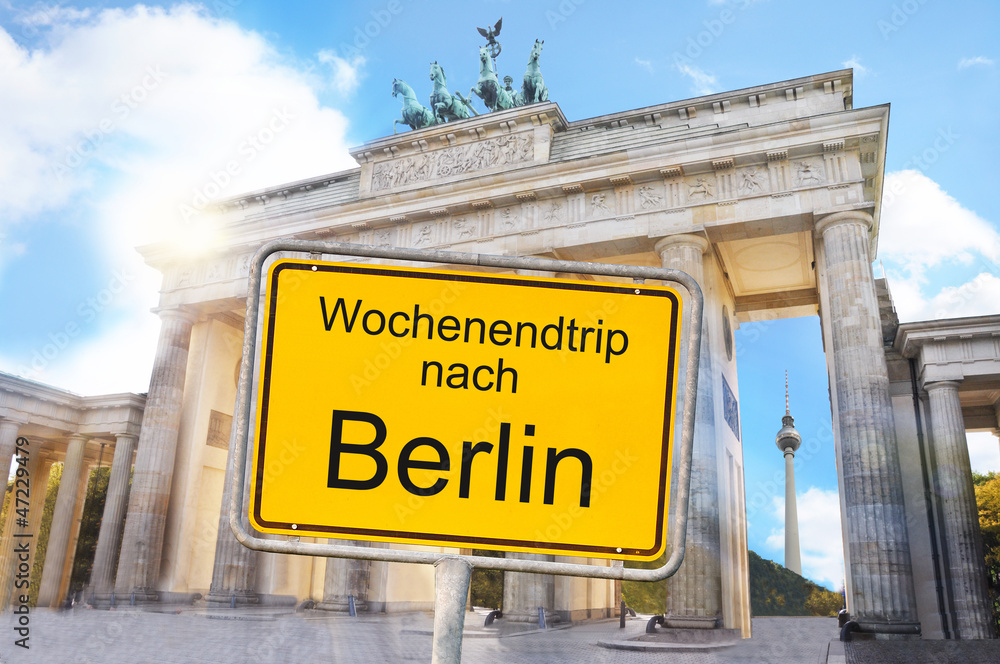 Obraz premium Wochenendtrip nach Berlin