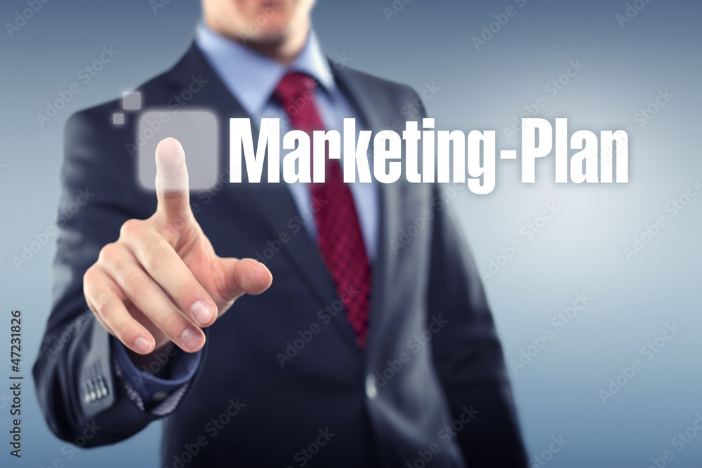 Fototapeta premium Marketingplan