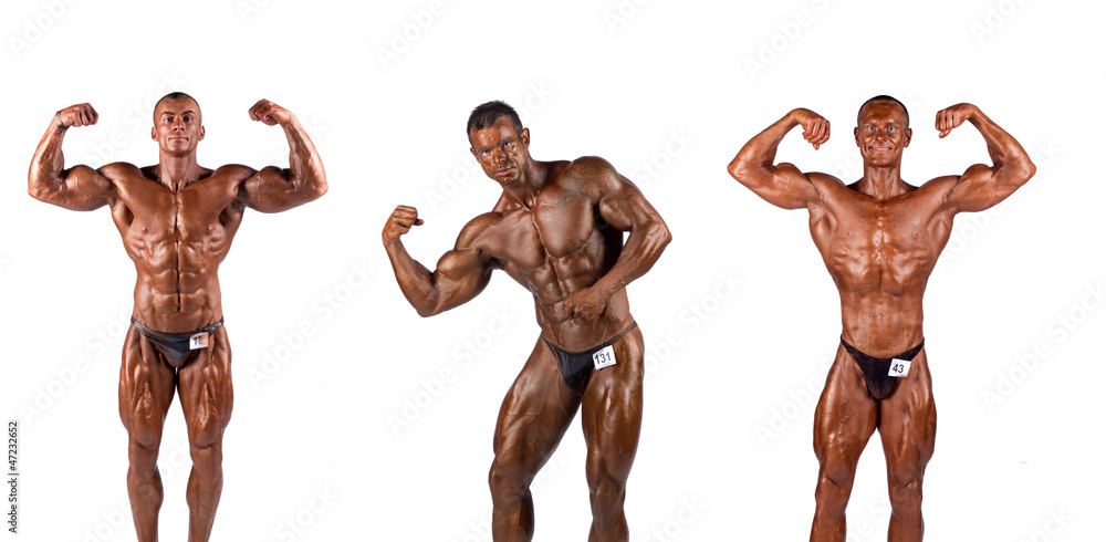 Obraz premium Bodybuilders posing