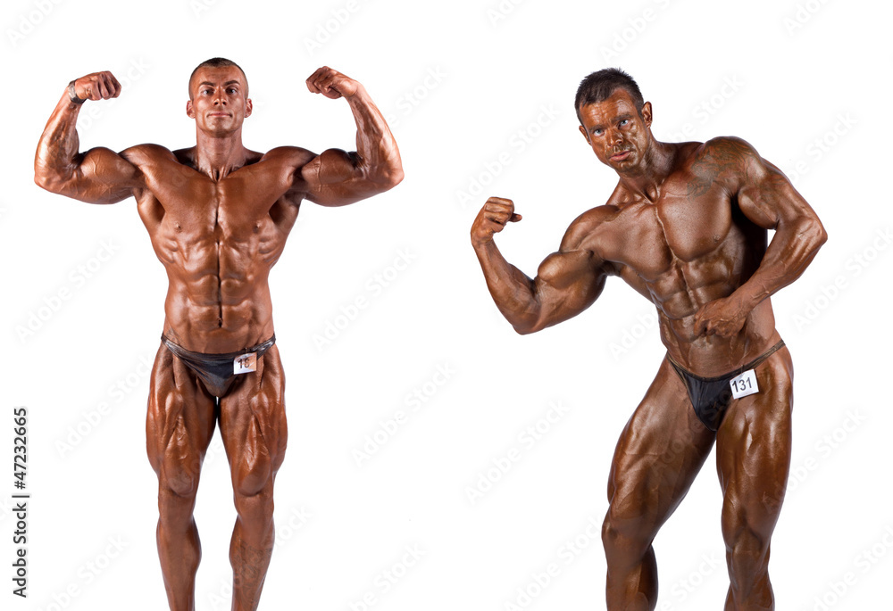 Obraz premium Bodybuilders posing