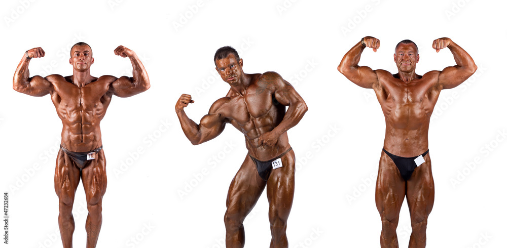 Fototapeta premium Bodybuilders posing