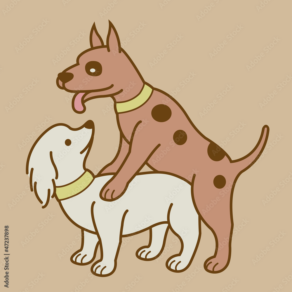 Making love position dogs version
