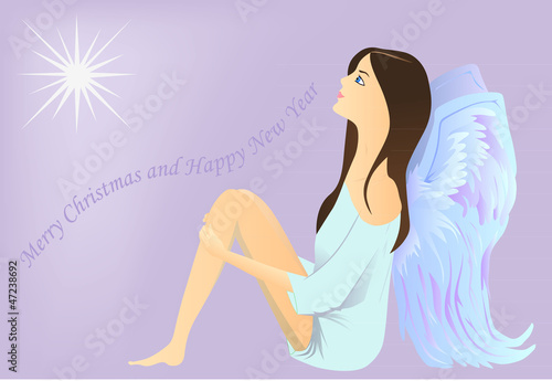 Angel watches the star