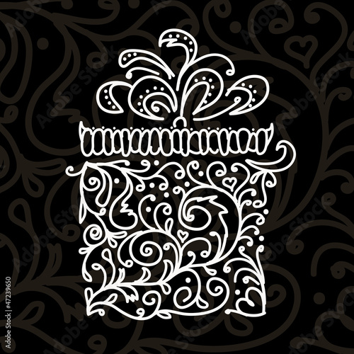 Gift box stylized for your design