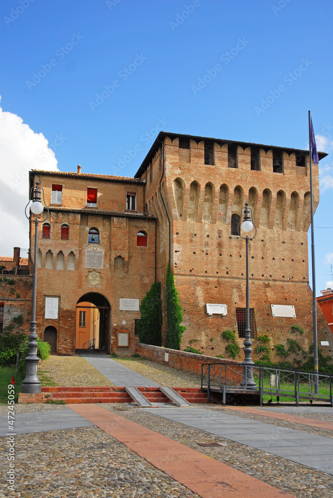 Italy, the Este Castle in the city of Lugo