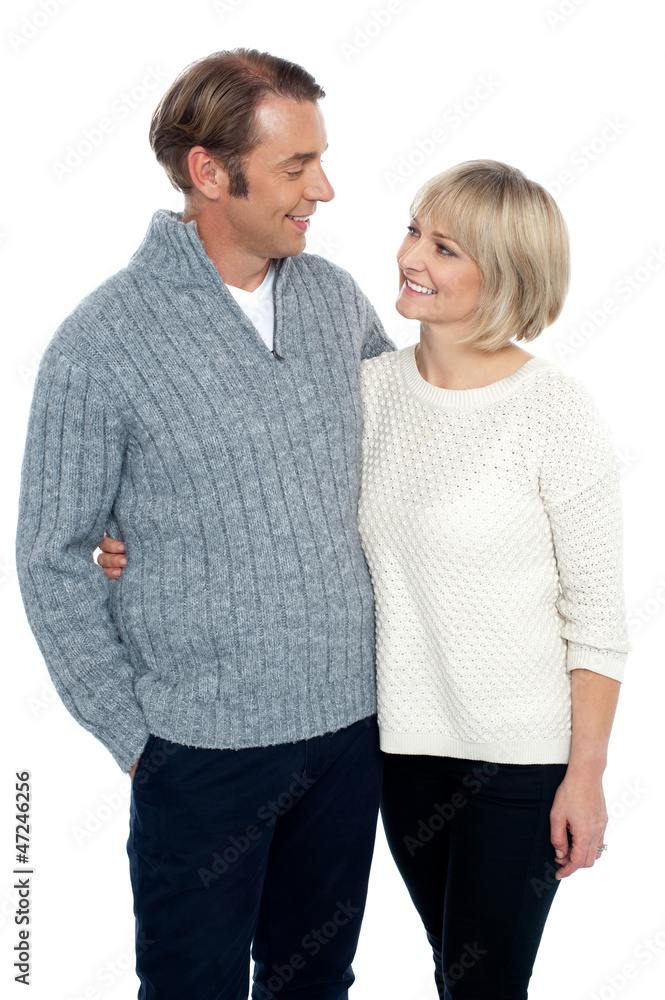Admiring love couple lost in each other Admiring love couple lost in each other