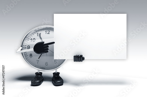 Was sagt die Uhr?