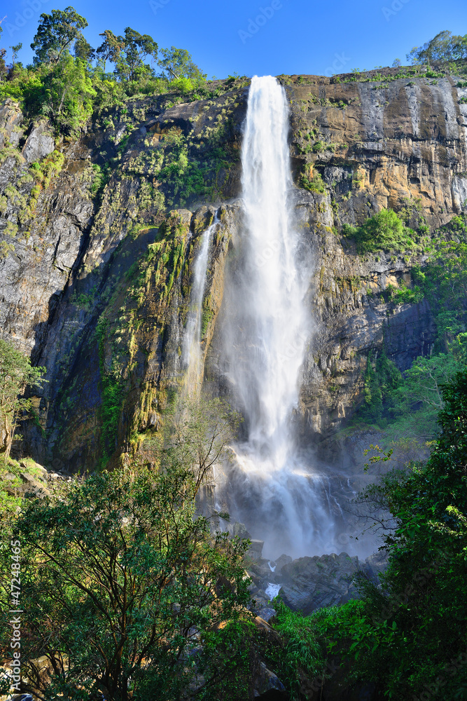 The waterfall