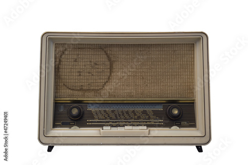 Old radio from 1950 and the years