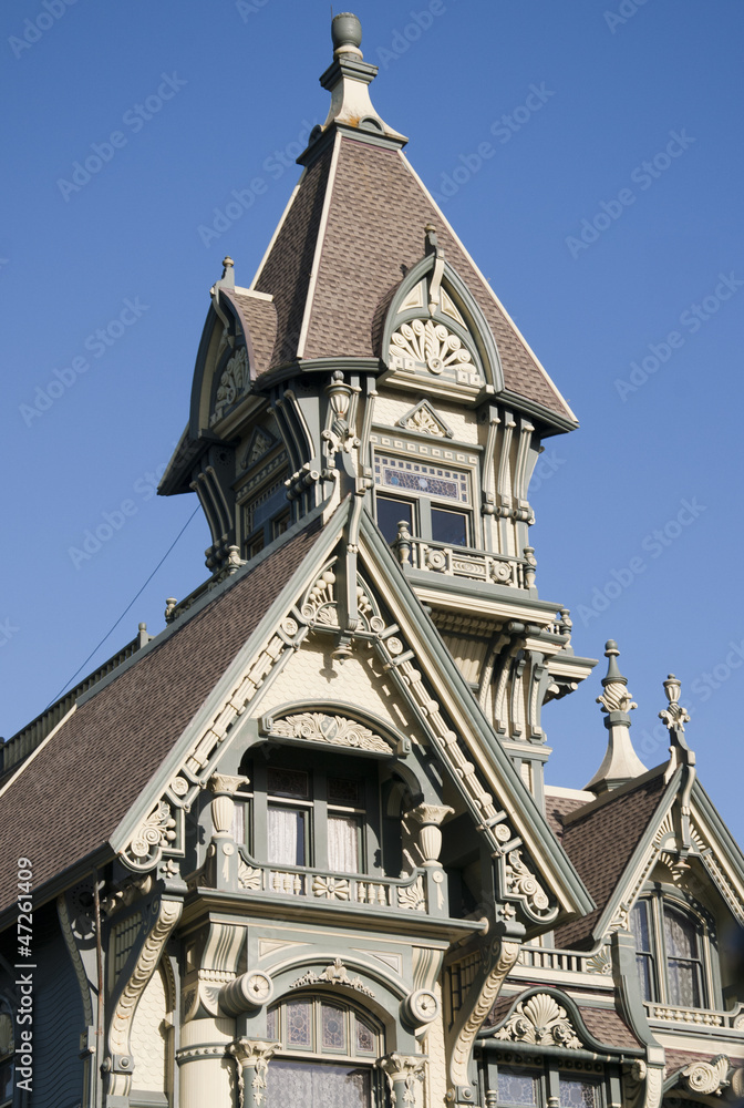 Obraz premium Carson Mansion at Eureka California USA