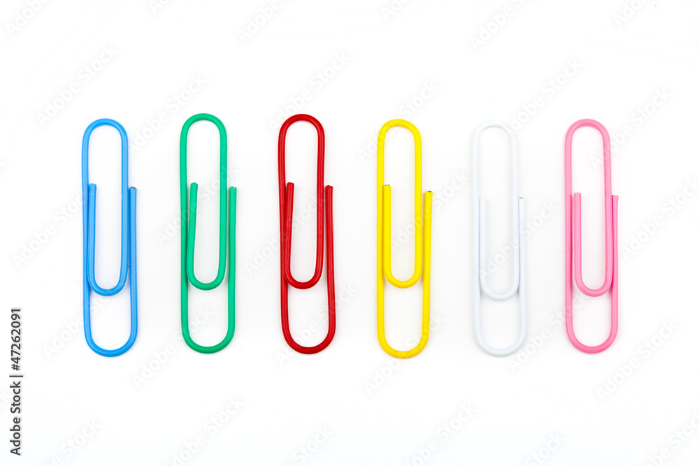 Different Colored Paper Clips Different Colored Paper Clips