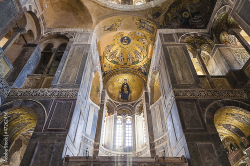 Canvas Print Hosios Loukas monastery, Byzantine architecture,Greece