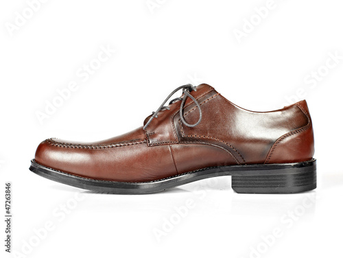 Brown man shoes. © grinny