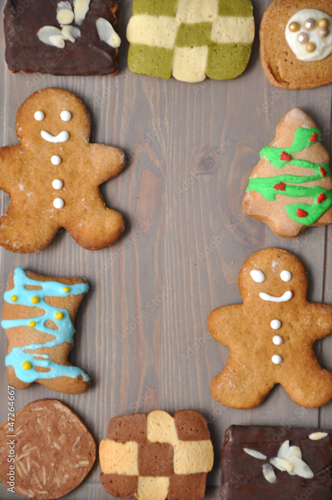Gemischte Weihnachtsplätzchen Gemischte Weihnachtsplätzchen