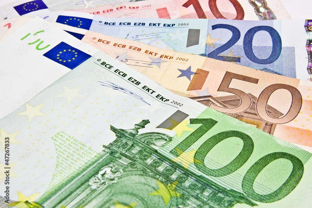 Waluta europejska - obrazy, fototapety, plakaty 