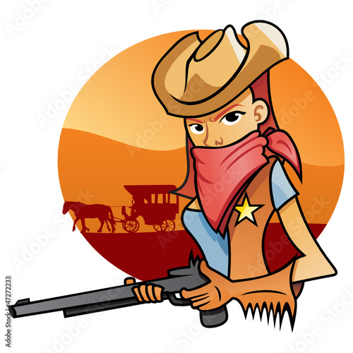 Portrait od Cowgirl